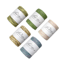 Multicolour Twisted rope Raffia