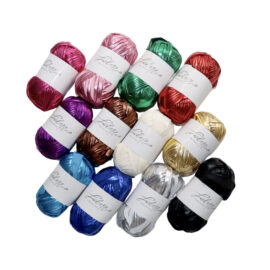 Metallic Glitter Tinsel Yarn